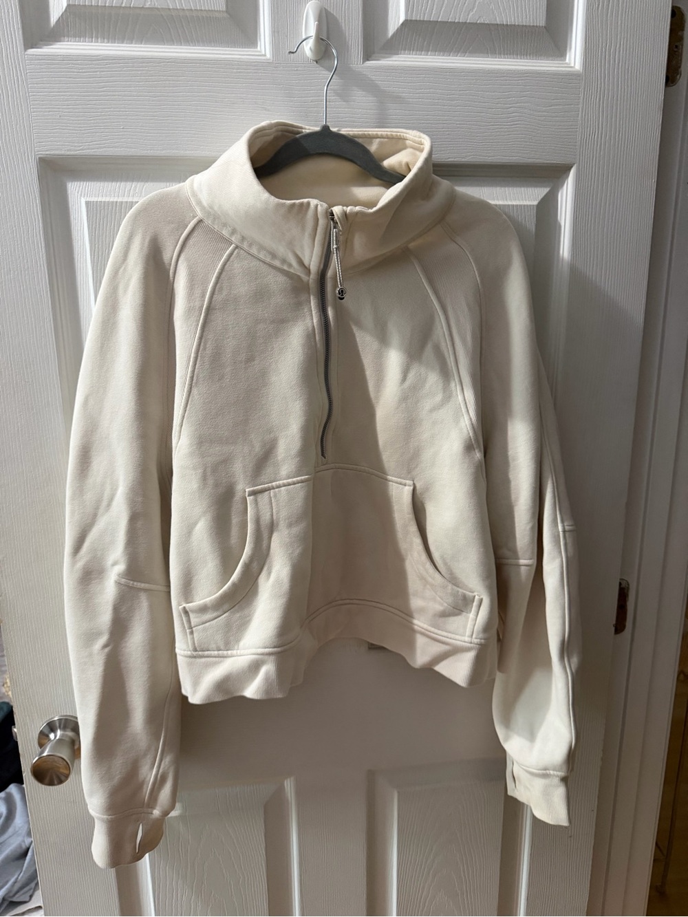 Cozy Cream Quarter-Zip Pullover